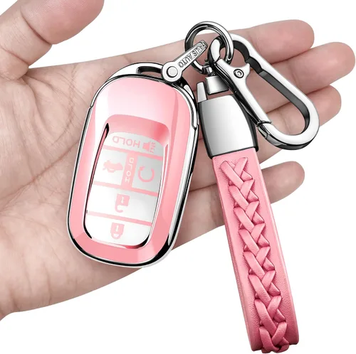 Miniatura 13 de Funda para llavero Honda con llavero TPU suave de protección de 360 grados para Accord Civic HR-V CR-V Pilot Passport Sport SI EX EX-L Touring 2022