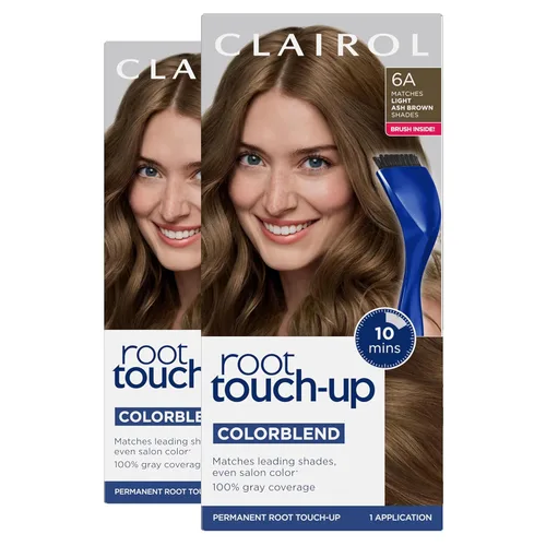 Miniatura 28 de Clairol Root Touch-Up de Nice'n Easy - Tinte permanente para el cabello, color caoba claro 6R/Marrón rojizo claro, paquete de 2 6R castaño