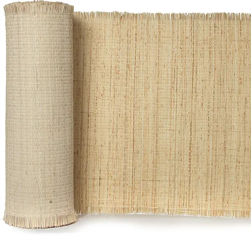 Miniatura 2 de KOLWOVEN Cincha cuadrada de caña de ratán de 24 pulgadas de ancho, hoja de 24 x 24 pulgadas (2 pies), tela de caña de mimbre de tejido cerrado