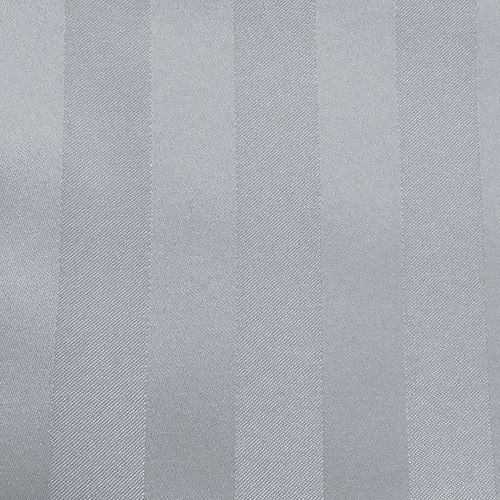 Miniatura 2 de Ultimate Textile Mantel ovalado de rayas satinadas (70.0 x 104.2 in), color gris plateado