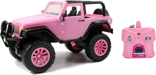Miniatura 5 de Girlmazing 1:16 Jeep Wrangler RC Coches de Radio Control, Juguetes para Niños (Rosado)