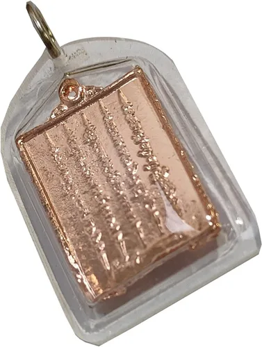 Amuleto tailandés Buda colgante mágico sagrado para hombres mujeres Arjan Nu Kanpai Yantra 5 filas NAT collares ricos., Metal y plástico