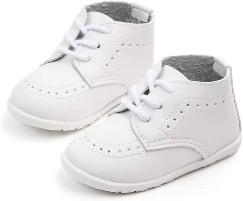 Miniatura 3 de Zapatos Oxford de piel sintética para niños y niñas, adecuados para gatear, vestido de boda, fiestas de cumpleaños y cualquier ocasión