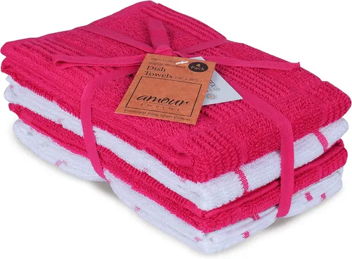 Miniatura 32 de Amour Infini paños de cocina y repasadores, 100 % algodón, muy absorbentes, se pueden lavar a máquina
