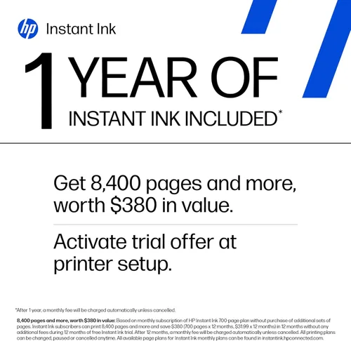 Miniatura 3 de HP OfficeJet Pro 8139e Impresora inalámbrica de inyección de tinta todo en uno, impresión, escaneo, copia, fax, ADF, impresión dúplex mejor