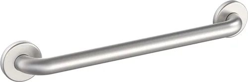 Barra de agarre de la serie Premium de 12 pulgadas x 1.25 pulgadas en acero inoxidable satinado de 15 pulgadas de longitud total