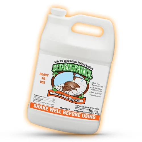 Bed Bug Patrol - Aerosol para chinches de cama natural, seguro para niños y mascotas, a base de plantas, no tóxico, tratamiento natural efectivo,