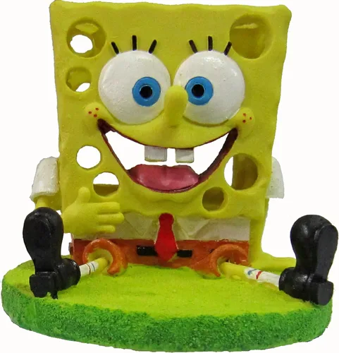 Miniatura 6 de Penn-Plax Nickelodeon Spongebob Squarepants Decoración de Resina - Autobús de Fondo de Bikini - para Acuarios y Peceras (SBR60) Naranja