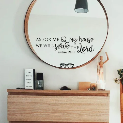 Miniatura 3 de 12 calcomanías de pared inspiradoras, calcomanías de pared de la Biblia, calcomanías motivacionales para dormitorio, sala de estar, decoración