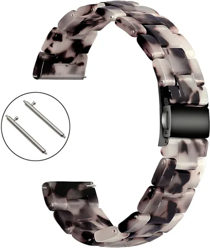 Miniatura 5 de Correas de reloj para mujer Fossil - Gen 5E 1.654 in / Gen 6 1.654 in / Gen 4 Venture HR Bandas Correa de resina perla liberación rápida