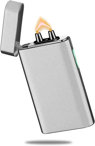 Miniatura 3 de Encendedor eléctrico de plasma, encendedor recargable por USB con indicador de batería LED, sin butano, encendedores a prueba de viento IdWD867eal