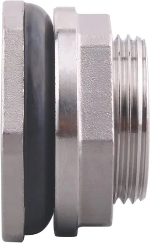 Miniatura 2 de DERNORD 1" colocaciones de mamparo del acero inoxidable del conector del tanque de agua del tabique femenino