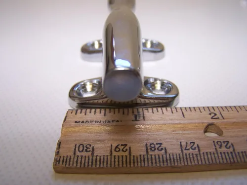 Miniatura 3 de 044604 Sea-Dog Line Tacos de Base Abierta Cromado Zinc 4" Inch Par (2) SURPLUS 132-1140