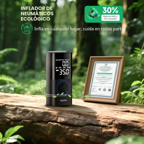 Miniatura 9 de OlarHike Tire Inflator Portable Air Compressor, USB-A & Power Bank,Smart Dual Hose System, Auto Air Comprassor for Car Tires, Balls,Bike, Azul