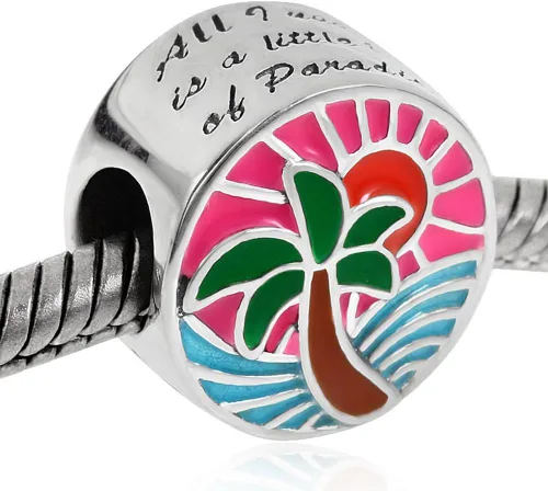 Miniatura 2 de ARTCHARM Blue Dream - Abalorios submarinos para playa, cuentas de perlas para pulsera original, collar de bricolaje
