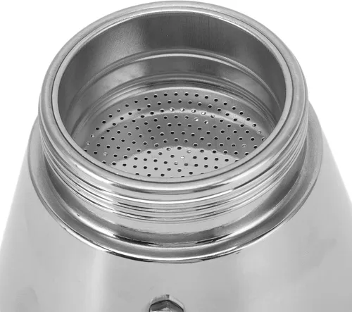 Miniatura 9 de GOWENIC Cafetera italiana de acero inoxidable, olla portátil de gran capacidad, 101 a 16.9 fl oz