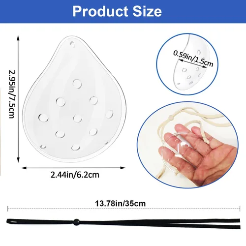 Miniatura 6 de AMZVIO 2 protectores de ojos para después de cirugía de cataratas, protector de ojos transparente con correa ajustable, parche médico para adultos