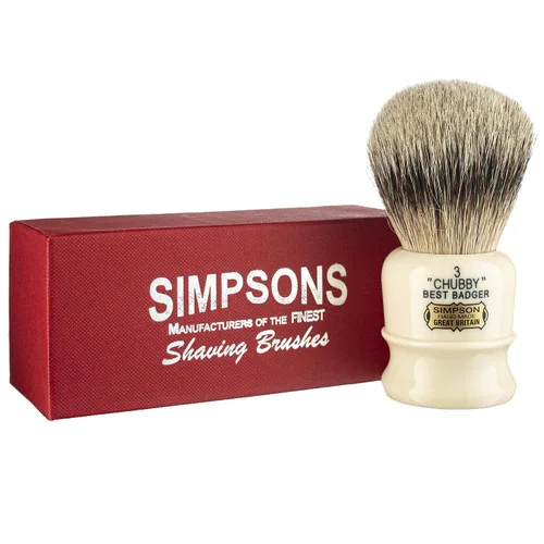 Simpsons Best Badger Brocha de afeitar (Chubby CH3 Best)
