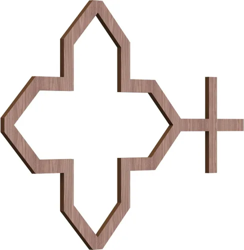 Miniatura 24 de Laird Paneles decorativos de pared de madera con calado, extra pequeños, 13/8 pulgadas de ancho x 7 3/8 pulgadas de alto x 1/4 pulgadas de alto