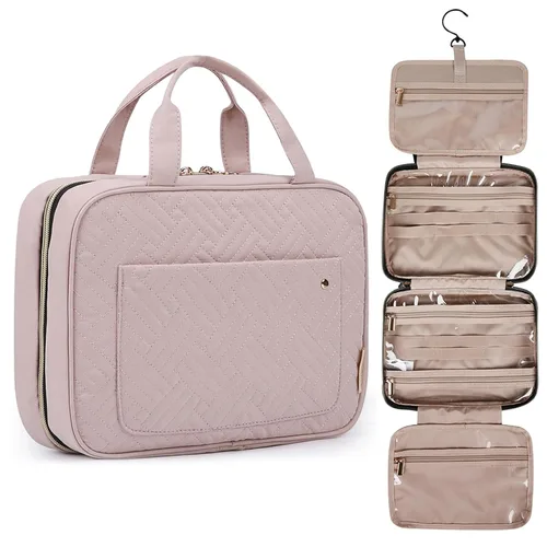 Bolsa de viaje con gancho para colgar, resistente al agua, organizador de cosméticos, bolsa de viaje para accesorios, champú, contenedor de tamaño