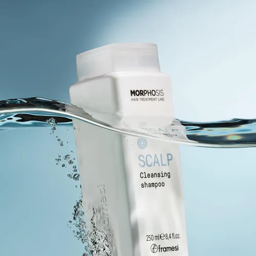 Miniatura 3 de FRAMESI Morphosis Champú limpiador para el cuero cabelludo, 8.4 onzas líquidas, limpia el cabello y el cuero cabelludo, aclara, elimina