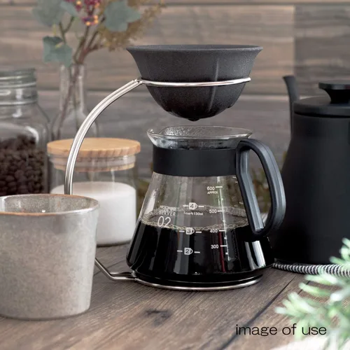 Miniatura 7 de Arita Ware NS-02 - Filtro de café de cerámica, pequeño, diámetro aproximado de 4,2 x 2,2 pulgadas (4.2 x 2.2 in), diseño de gotero ecológico