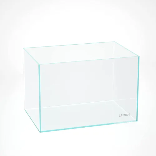Miniatura 8 de LANDEN 25C 3.7 Galones Cubo Tanque de Acuario Sin Montura de Hierro Bajo, W9.84×D9.84×H9.84 pulg(25x25x25cm) 5mm de Grosor con Almohadilla