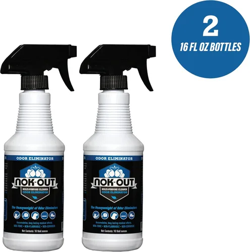 Miniatura 2 de NOK OUT Removedor de olores, desodorante y spray de limpieza para mascotas, fabricado en los Estados Unidos, aerosol de 16 onzas líquidas, paquete