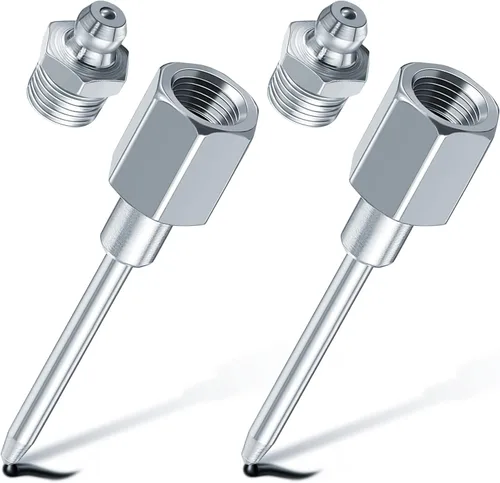 Boquilla de Aguja para Grasa, Dispensador de Grasa con Punta de Aguja, Accesorios para Pistola de Engrase y Puntas para Pistola, Adaptador de