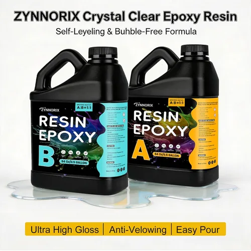 Miniatura 8 de Epoxy Resin Kit 1 Gallon,High Gloss, Food Safe & UV Resistant Best for DIY, Art, River Table, Wood, Flower, Mold Casting - for Beginners & Pros,1:1