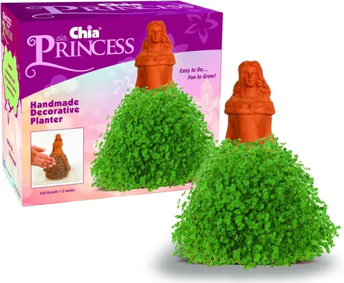 Miniatura 12 de Chia Pet Bear Cub con paquete de semillas, maceta decorativa de cerámica, fácil de hacer y divertido de cultivar, regalo novedoso, perfecto