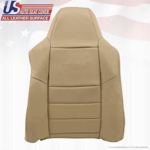 Miniatura 2 de 2002-07 para Ford F250 F350 Lariat Front & Back BotFor Toms & Tops Funda de asiento de cuero marrón