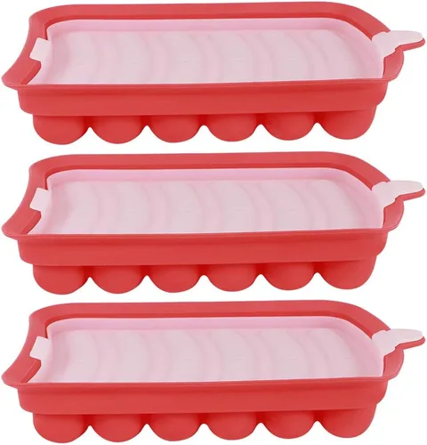 TOPINCN Herramientas de suplemento de jamón para perritos calientes, salchicha de jamón para caja de salchichas, 3 piezas de silicona para rellenos