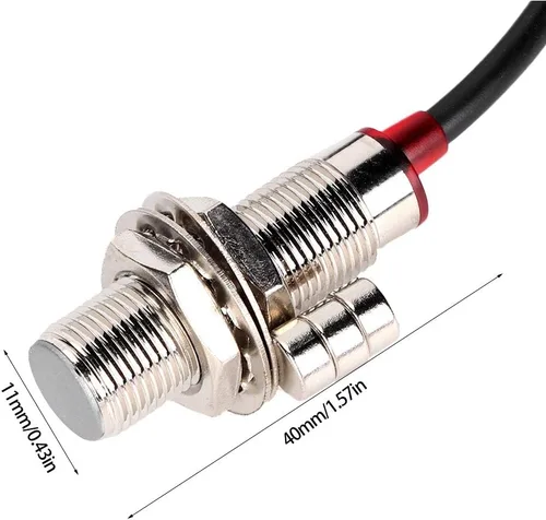 Miniatura 6 de Aramox Cable del velocímetro de la motocicleta de Digitaces, sensor del odómetro del tacómetro con 3 imanes