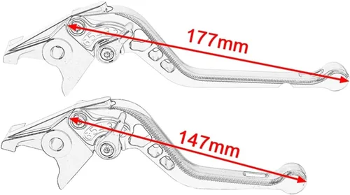 Miniatura 2 de Palancas de freno de embrague de motocicleta para Suzuki GSX600F GSX750F 1998 2006 para Katana DL650 V-Strom 2004-2010 GSF600F 1989-1997