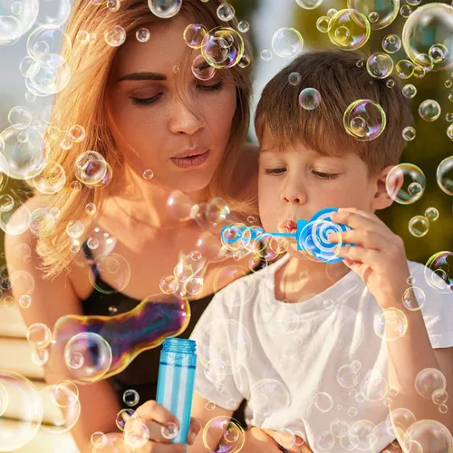 Miniatura 5 de JOYYPOP Juego de 24 mini varitas de burbujas de 4 colores para niños, regalos de fiesta de burbujas, regalos de verano para niños y niñas, fiesta