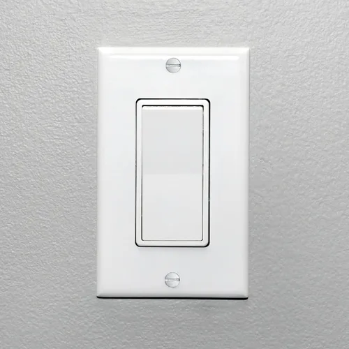 Miniatura 5 de Maxxima Interruptor decorativo de pared de 3 vías/un solo polo, 15 A de encendido/apagado suave al tacto, blanco, reemplazo de interruptor de pared