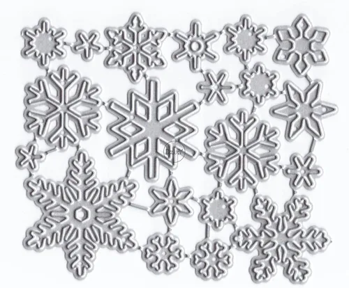 Miniatura 28 de DzIxY Hermosos troqueles de corte de metal con estrellas de árbol de Navidad para hacer tarjetas, juegos de troqueles de papel para grabar, álbum