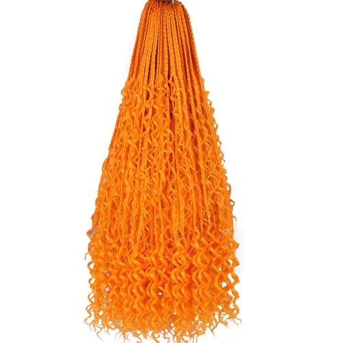 Miniatura 21 de Beverlee Goddess Box - Trenzas de ganchillo de 8 pulgadas, 8 paquetes de trenzas de ganchillo bohemias, extremos rizados, pelo sintético rizado
