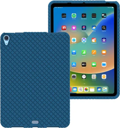 Miniatura 10 de Funda trasera de silicona para iPad Air de 11 pulgadas (M3/M2) 2025/2024, compatible con iPad Air 5/4 Gen 2022/2020, protección de goma Púrpura