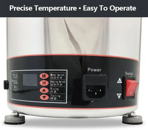 Miniatura 4 de Fuente de chocolate 110 V eléctrica 7 niveles más grande fuente de chocolate digital máquina de fusión calefacción fuente de fondue, 17.6 lbs