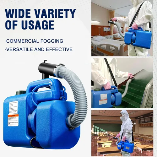 Miniatura 5 de LONYEON - Pulverizador eléctrico ULV de 8 litros con atomizador de mochila, caudal ajustable, pulverización de gran área para el hogar