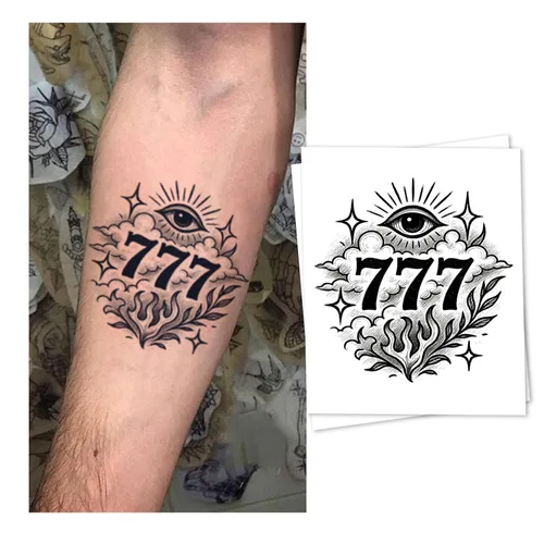 INKARTLINK Tattoo Tech, 2 hojas de tatuaje semipermanente mediano, tatuajes temporales de diseño artístico para adultos, dura 1-2 semanas,