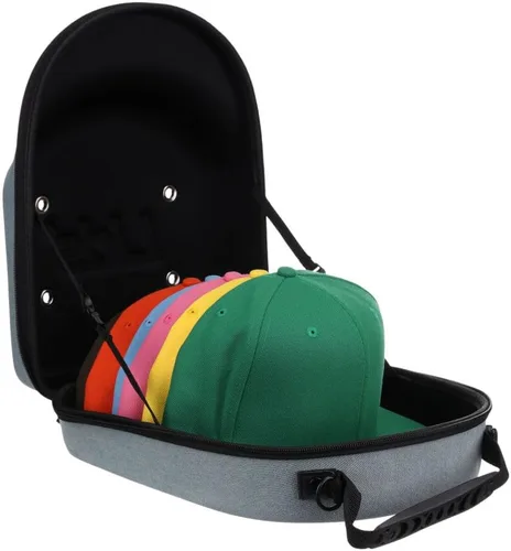 Miniatura 15 de Lids Estuche de viaje para gorras, para 6 sombreros, exterior de camuflaje duradero con interior negro, almacenamiento con asa y correa de hombro