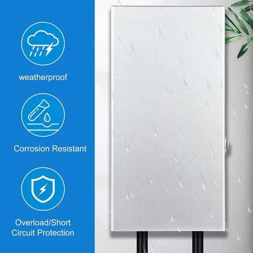 Miniatura 7 de Transformador de paisaje de bajo voltaje de 300 W, transformador para exteriores con múltiples grifos, adecuado para iluminación de carretera, foco