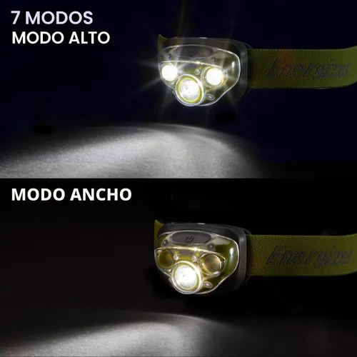 Miniatura 2 de Energizer PRO-260 - Linterna frontal LED, IPX4 resistente al agua, luz de cabeza de alto rendimiento para exteriores, campamento, correr, tormenta