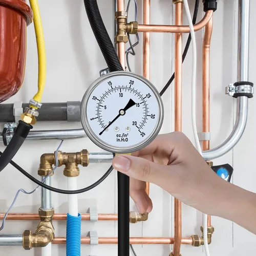 Miniatura 2 de Manómetro Probador de Presión de Gas 0-35'' WC Kit de Prueba de Presión de Gas Natural o LP Medidor de Gas Natural Manómetro de Colector