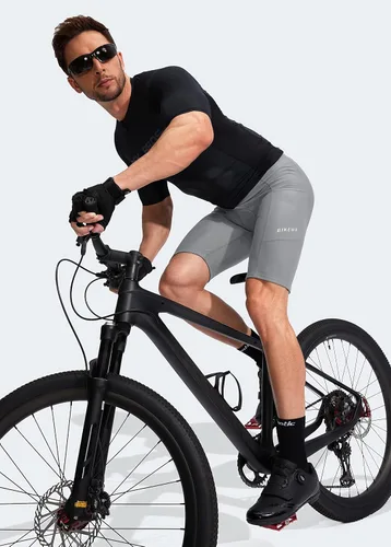Miniatura 6 de Pantalones cortos de ciclismo para hombre con acolchado 3D para ciclismo de carretera, ciclismo de montaña, ciclismo UPF 50+, bolsillos