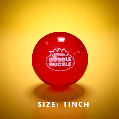 Miniatura 4 de Very Cherry Dubble Bubble Gumballs Bolas de chicle rellenas de caramelo de 1 pulgada 1.5 libras