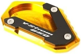 Miniatura 14 de TEMKIN W for Suzuki V-Strom 650/XT VSTROM 650 DL650 2004-2022 2021 Motorcycle CNC Kickstand Foot Side Stand Extension Pad Support Plate Y